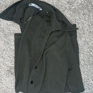 Zara Green Blouse